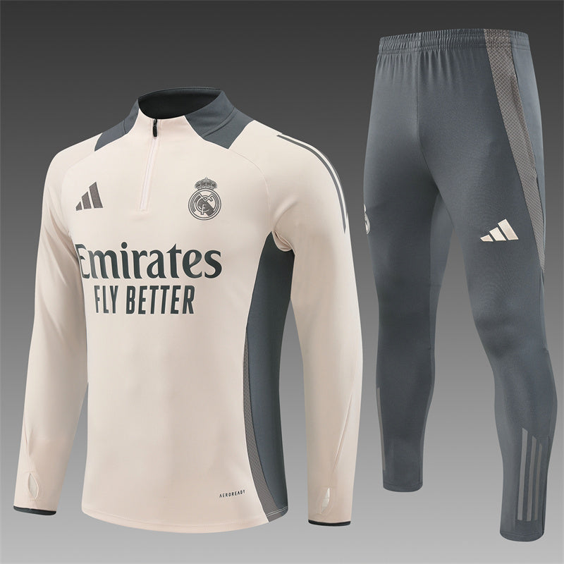 Real Madrid Tracksuit Cream